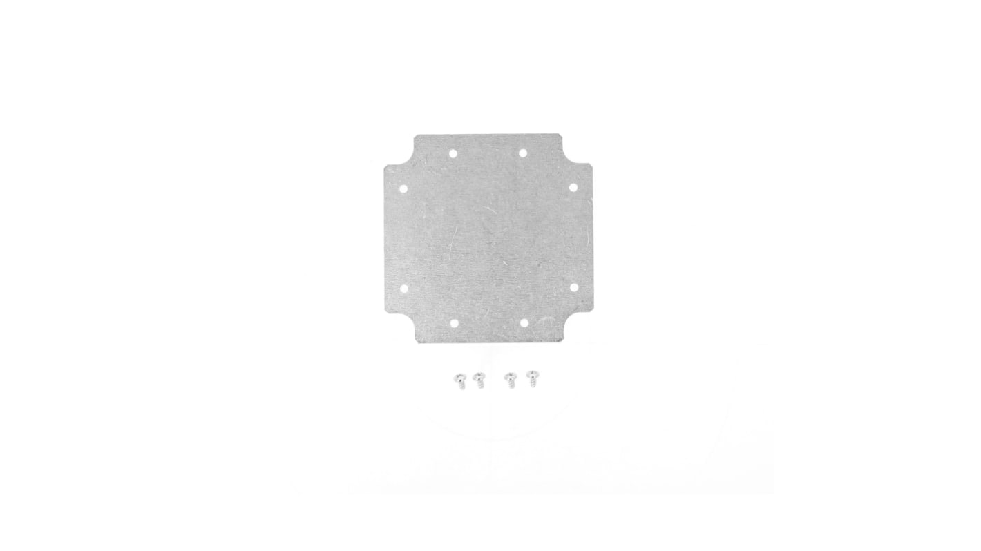 Hammond Frontplatte, 104 x 104 x 2mm, für Universalgehäuse 1556