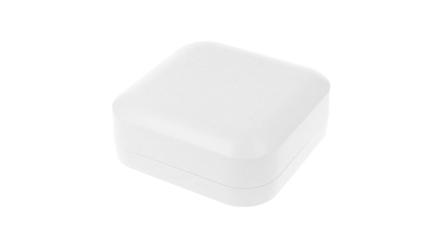 Hammond 1556 Series White ABS, Plastic General Purpose Enclosure, IP54, Flanged, White Lid, 120 x 120 x 45mm