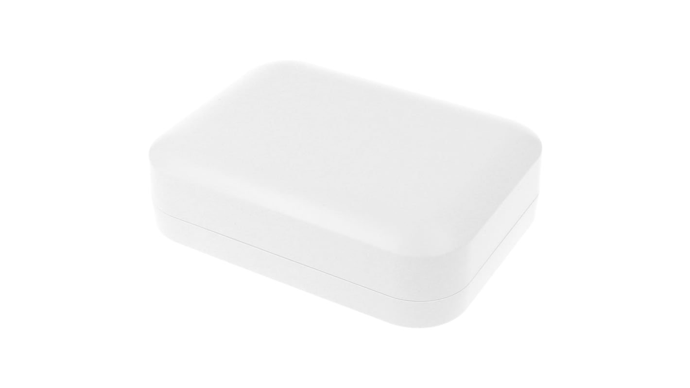 Hammond 1556 Series White ABS, Plastic General Purpose Enclosure, IP54, Flanged, White Lid, 120 x 160 x 45mm