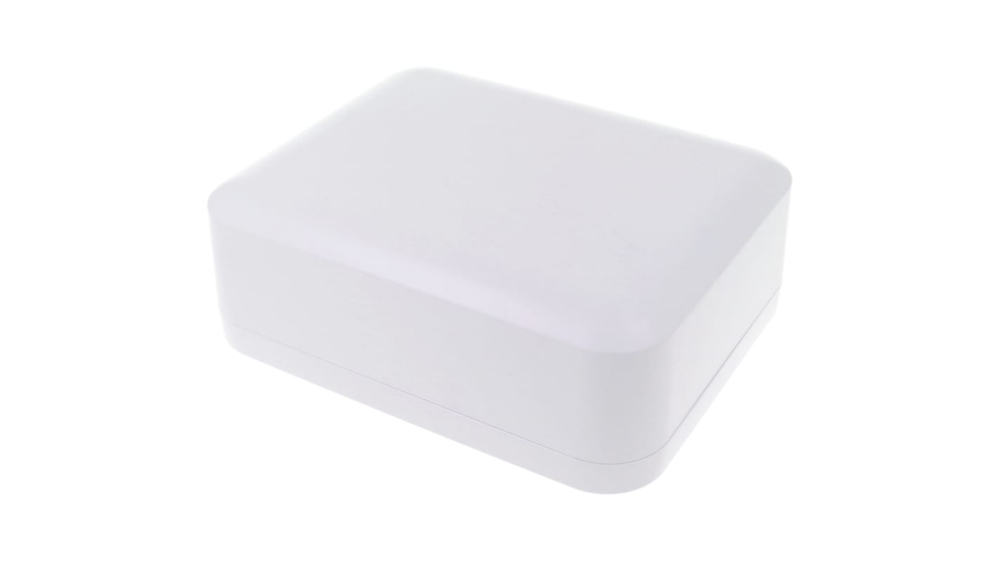 Hammond 1556 Series White ABS, Plastic General Purpose Enclosure, IP54, Flanged, White Lid, 160 x 200 x 70mm