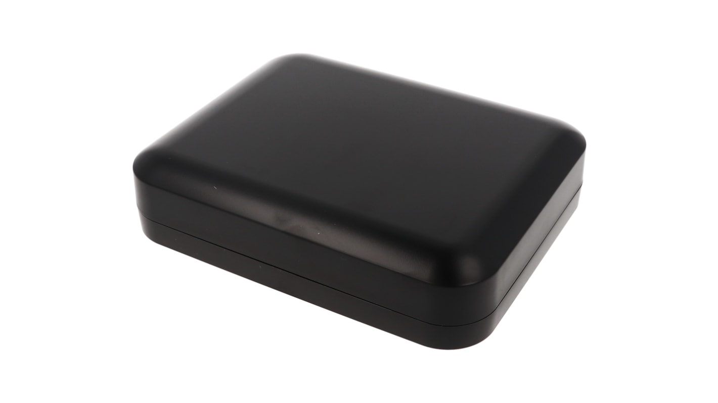 Hammond 1556 Series Black ABS, Plastic General Purpose Enclosure, IP54, Flanged, Black Lid, 160 x 200 x 45mm