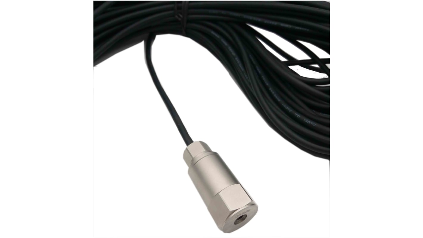 RS PRO Vibration Sensor, 25mm/s Max, 20 mA Max, 30V Max, 1 kHz, -40°C → +85°C