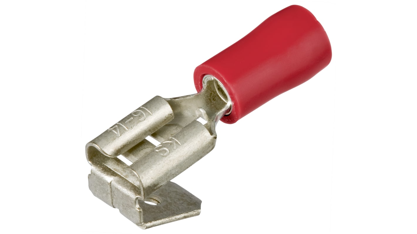 Terminal de lengüeta Conector hembra aislado de color Rojo Knipex 97 99 0