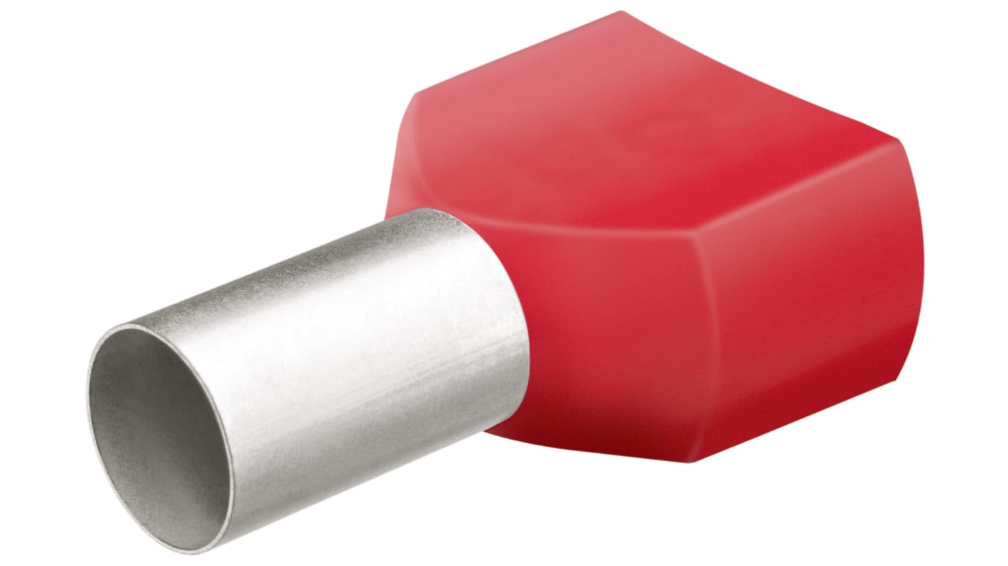 Knipex, 97 99 Insulated Ferrule, 8mm Pin Length, 1.95mm Pin Diameter, Red