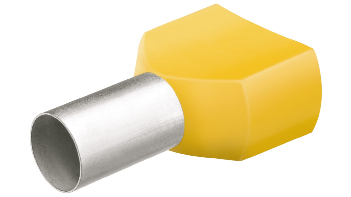 Knipex, 97 99 Insulated Ferrule, 14mm Pin Length, 4.8mm Pin Diameter, Yellow