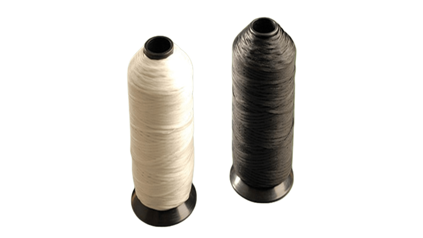 Cordón para Atar Cables Alpha Wire Negro, blanco de Nylon