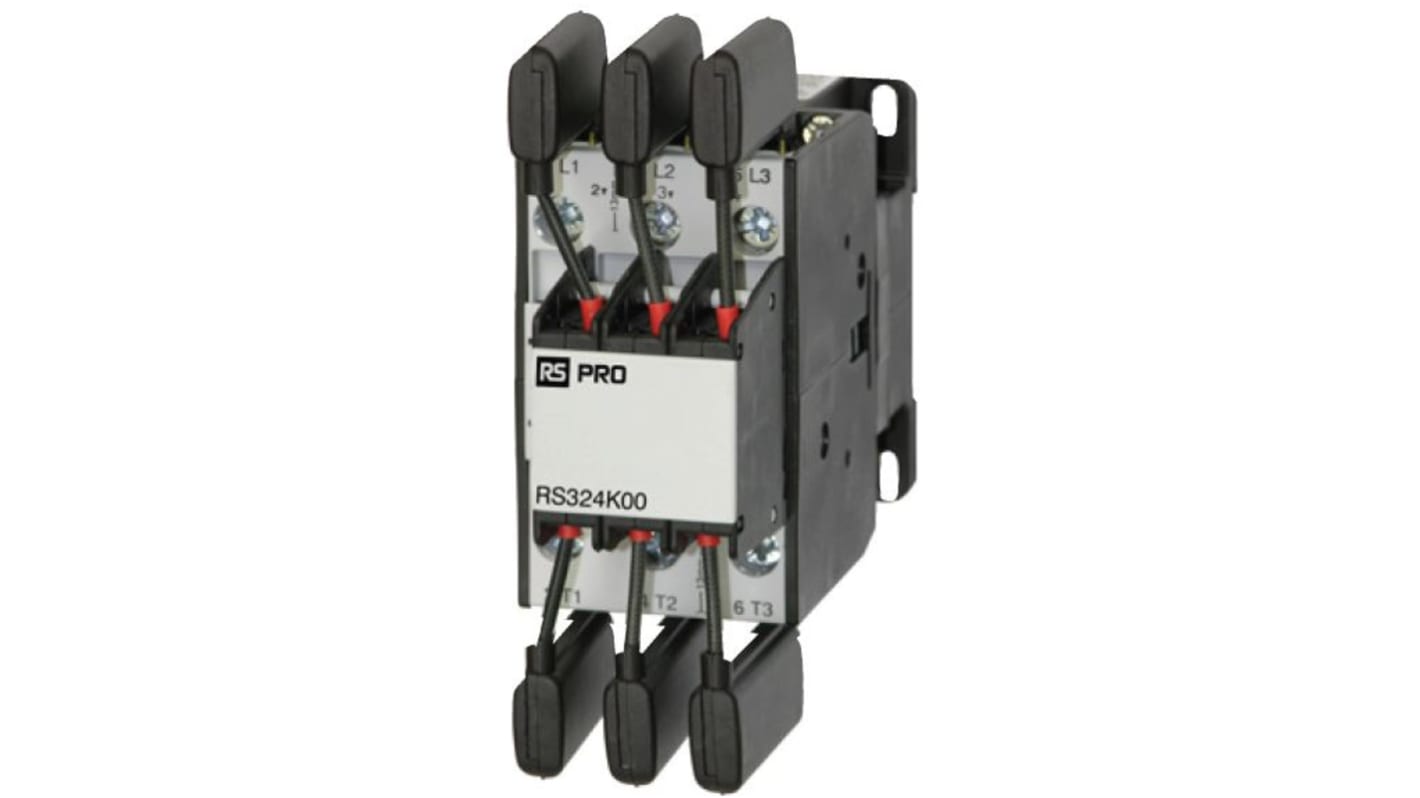 RS PRO Contactor, 230 V Coil, 32 A, 25 kVA, 3 → 400 V