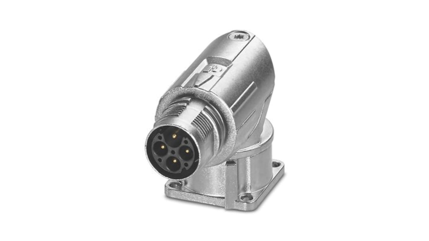 Phoenix Contact Connector, 4 Contacts, Cable Mount, M17 Connector, Plug, Male, IP67, IP68, M17 PRO Series