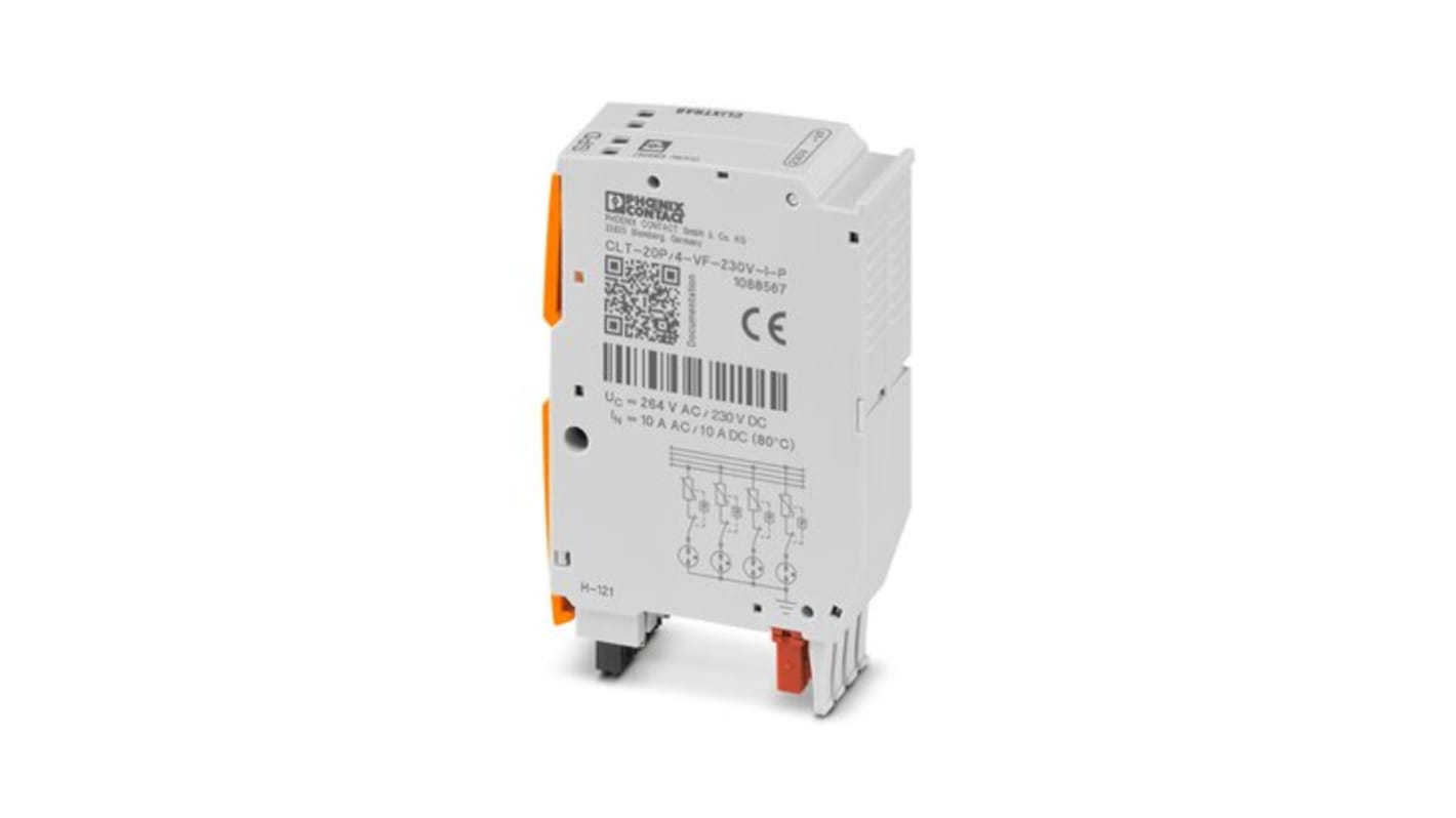 Phoenix Contact Surge Protector, 1.5kV, DIN Rail Mount