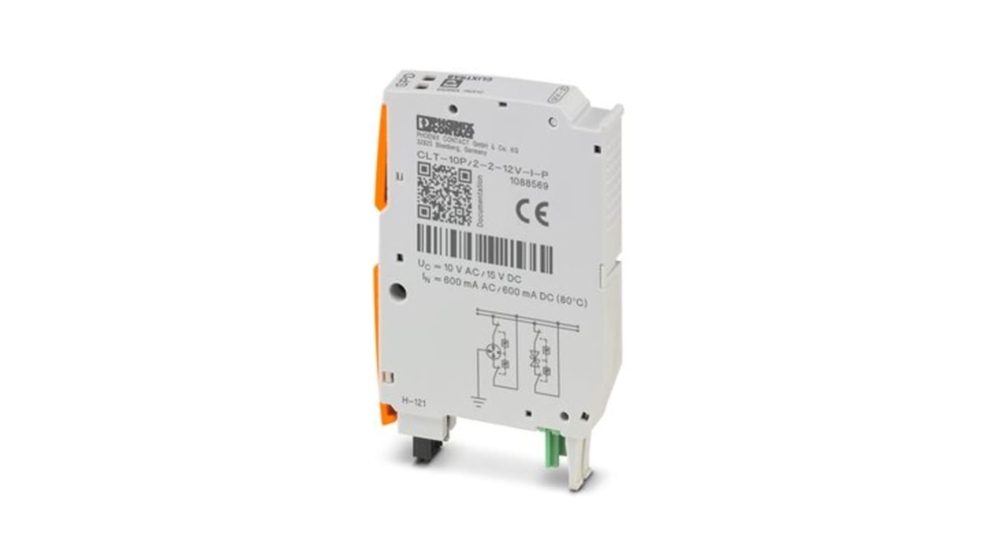 Phoenix Contact Surge Protector, 35V (Volts), DIN Rail Mount