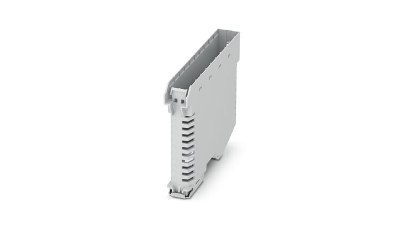 Phoenix Contact Mounting Base Enclosure Type ME-IO Series , 82.85 x 18.9 x 120.6mm, Polyamide DIN Rail Enclosure