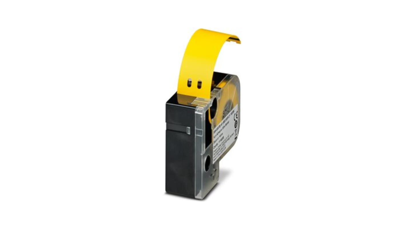 Phoenix Contact MM-WMTB Cable Tie Cable Marker, Black/Yellow, 6 → 115mm Cable, for , for THERMOMARK