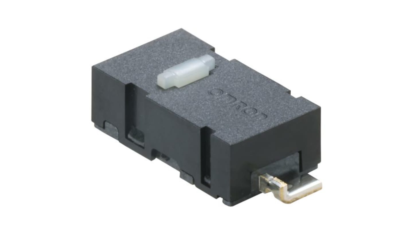 Omron Button Subminiature Micro Switch, Surface Mount Terminal, 1mA, SPST, IP40