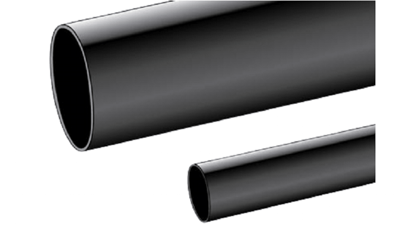 Alpha Wire PVC Black, Clear Cable Sleeve, 0.311in Diameter, 76.2m Length, FIT Wire Management Series