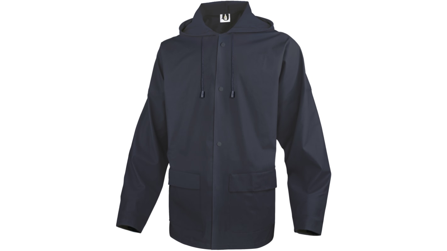 Chaqueta alta visibilidad Unisex Delta Plus de color Azul, Azul marino oscuro, talla 3XL