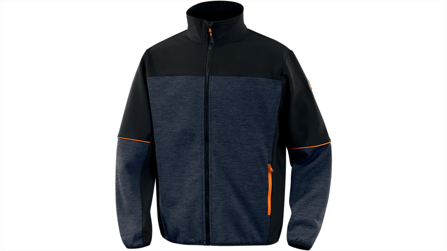 Delta Plus BEAVER2 Black, Grey, Comfortable, Soft Sweat Jacket Fleece Jacket, S