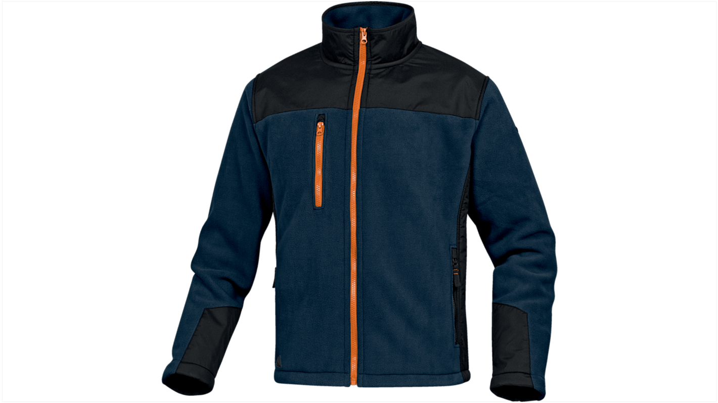 Chaqueta polar Delta Plus de color Negro/verde/blanco/amarillo, talla 3XL, para , Unisex, serie BRIGHTON2, 100 %