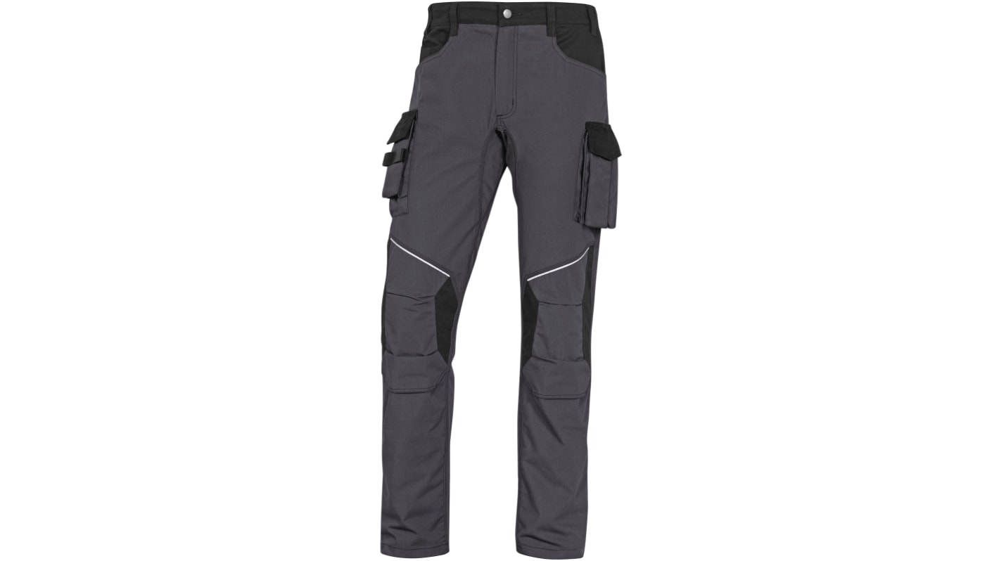 Delta Plus MCPA2 Black/Green/White/Yellow Unisex's Cotton, Polyester Durable, Stretchy Work Trousers 41.5 →