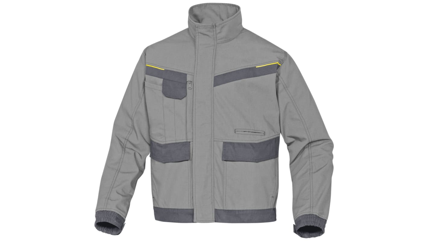 Delta Plus MCVE2 Light Grey - Dark Grey, Durable Jacket Work Jacket, 3XL