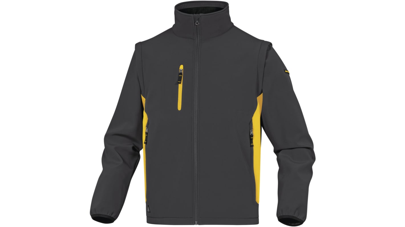 Veste Softshell Unisexe Delta Plus MYSEN2, Noire, S, Hydrofuge