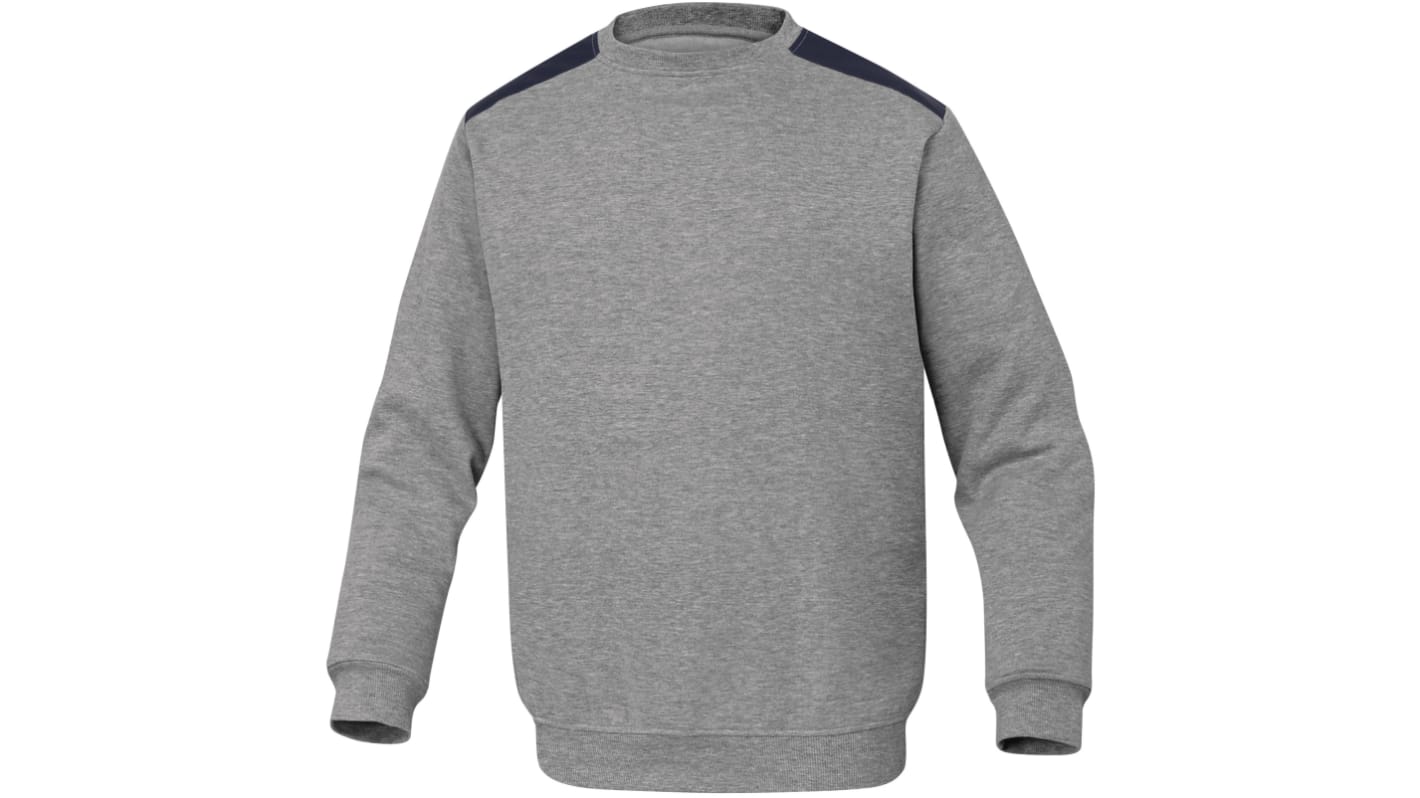 Delta Plus OLINO Unisex Sweatshirt, 35 % Baumwolle, 65 % Polyester Blau, Dunkles marineblau, Größe 3XL