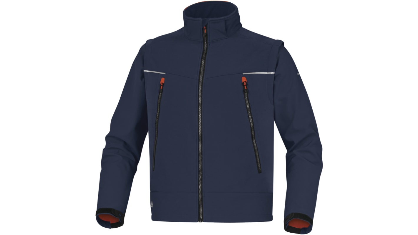 Chaqueta impermeable, 3XL, Azul marino/naranja, Impermeable, a prueba de viento ORSA