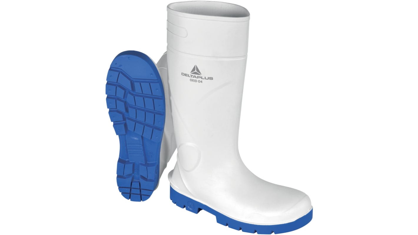 Delta Plus OXID O4 CI SRC Blue, White Unisex Safety Boots, UK 2, EU 35