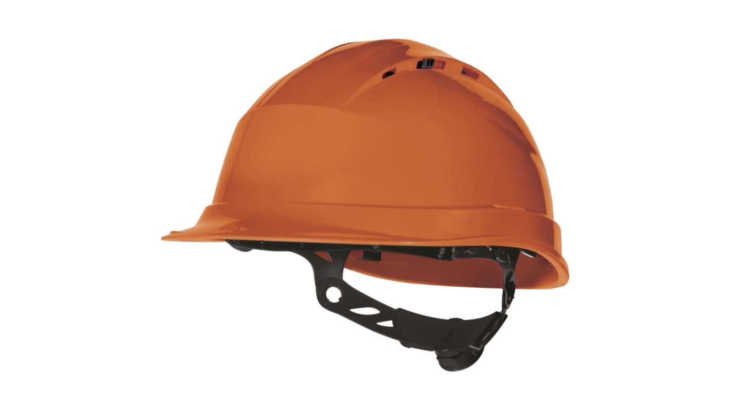 Casco de seguridad Delta Plus QUARTZ UP IV de color Amarillo, ajustable