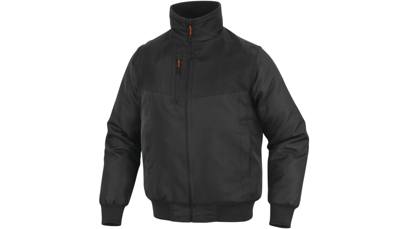 Delta Plus パーカージャケット 男女兼用 XL 黒/ネービー 通気性、耐寒性、防水性、防風性 RENO2