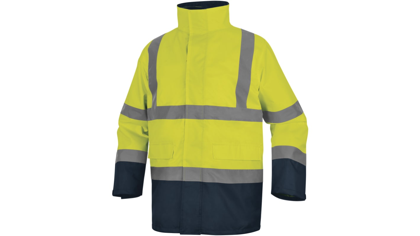 Delta Plus OPTIMUM3 Fluorescerende orange-marineblå Unisex Parka, XXXXL