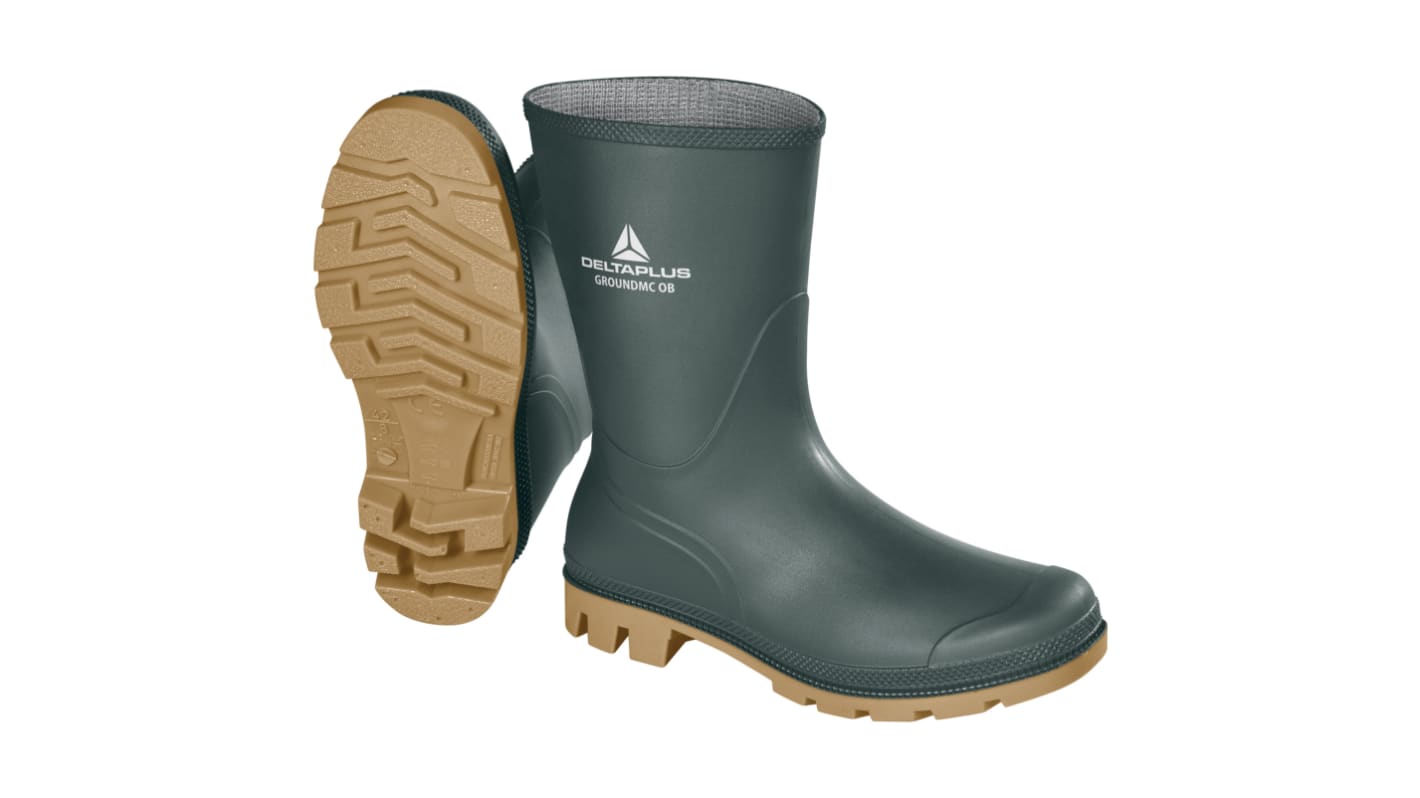 Botas de seguridad Delta Plus, serie GROUNDMC de color Beige, talla 36 SRA