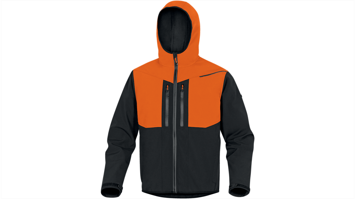 Delta Plus HORTEN2 Black, Breathable, Waterproof Jacket Softshell Jacket, S