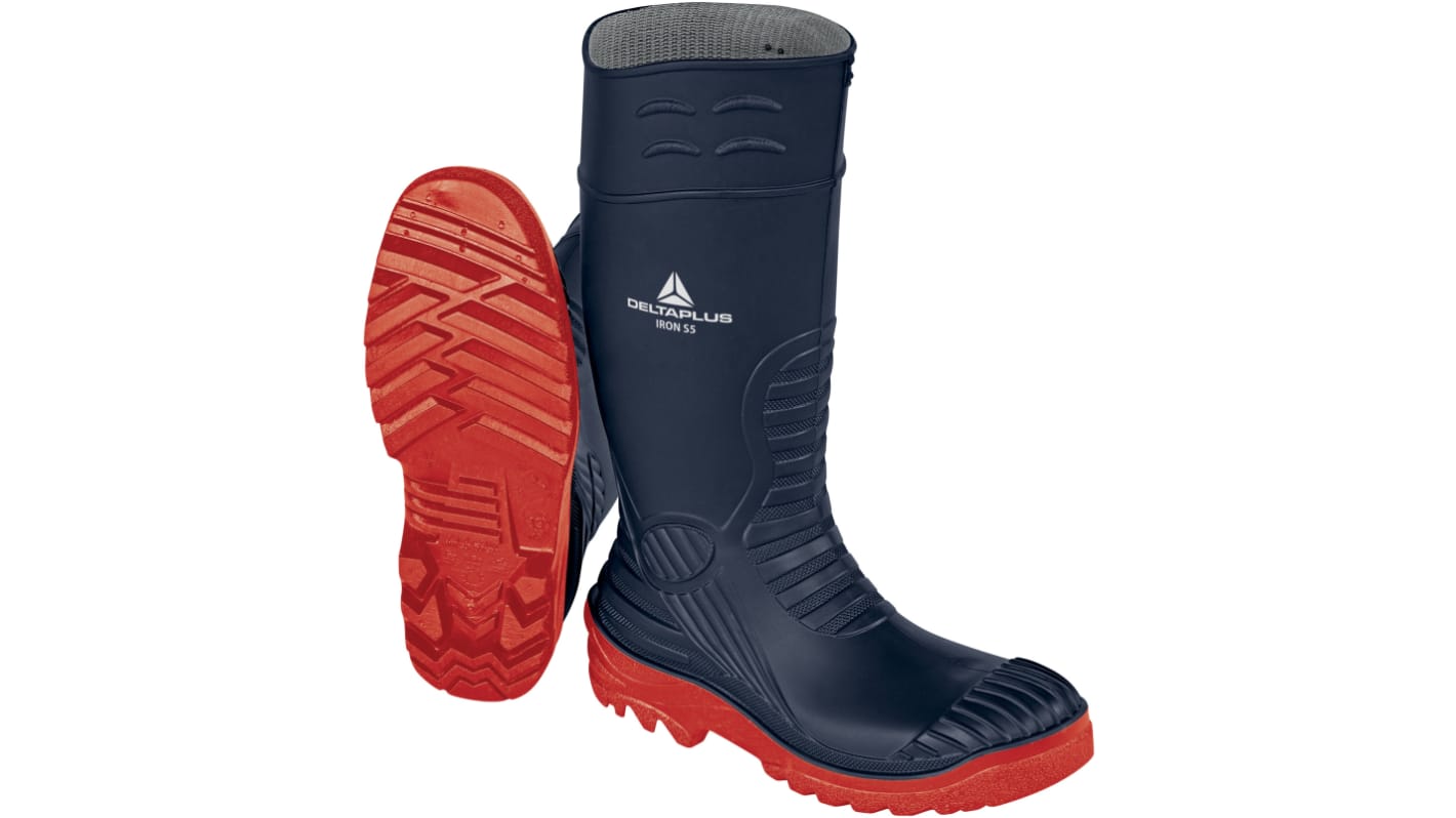 Botas de seguridad Delta Plus, serie GROUNDMC de color Caqui/Negro, talla 38