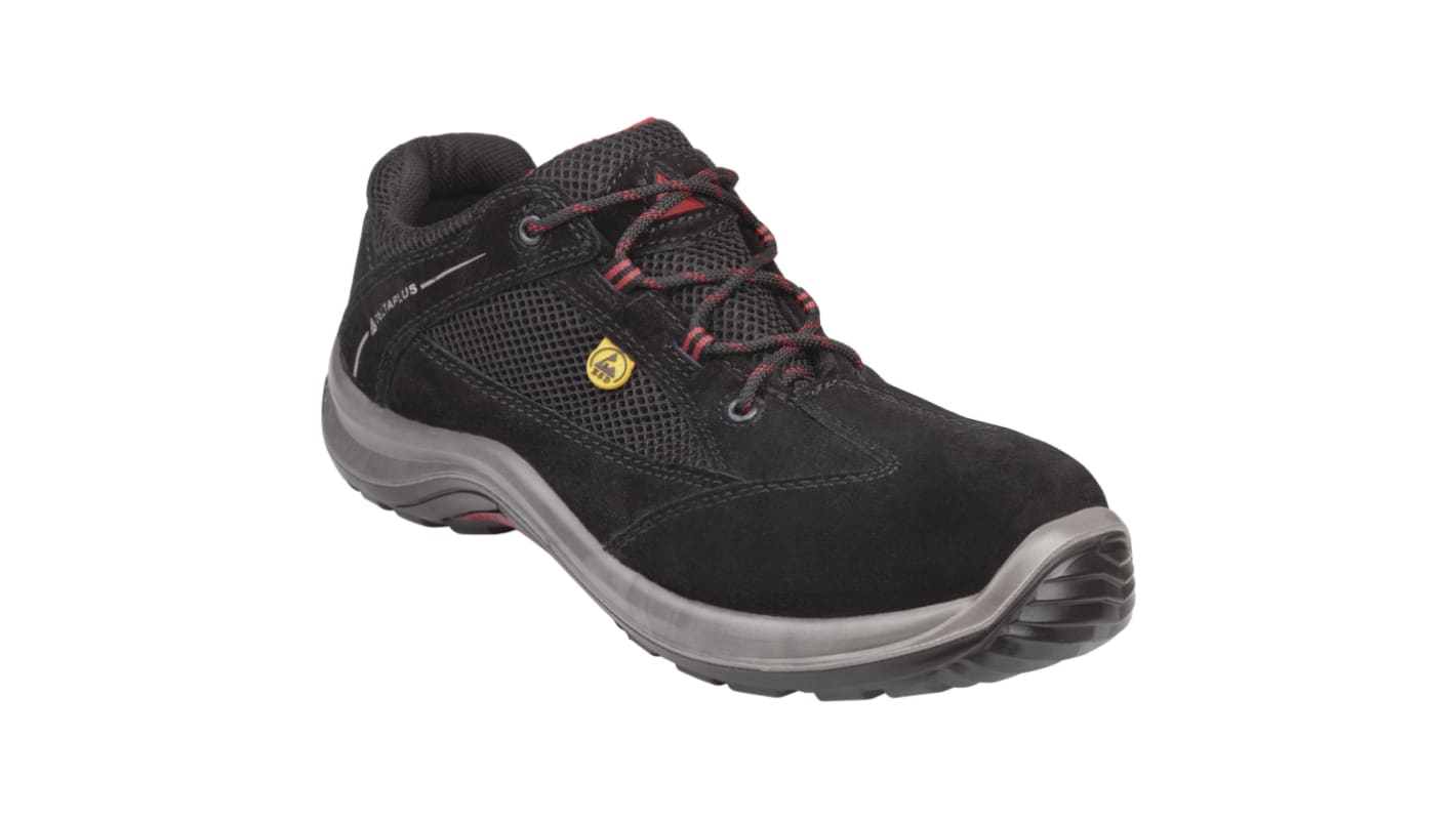 Zapatos de seguridad Unisex Delta Plus de color Negro, gris, talla 43, S1P SRC