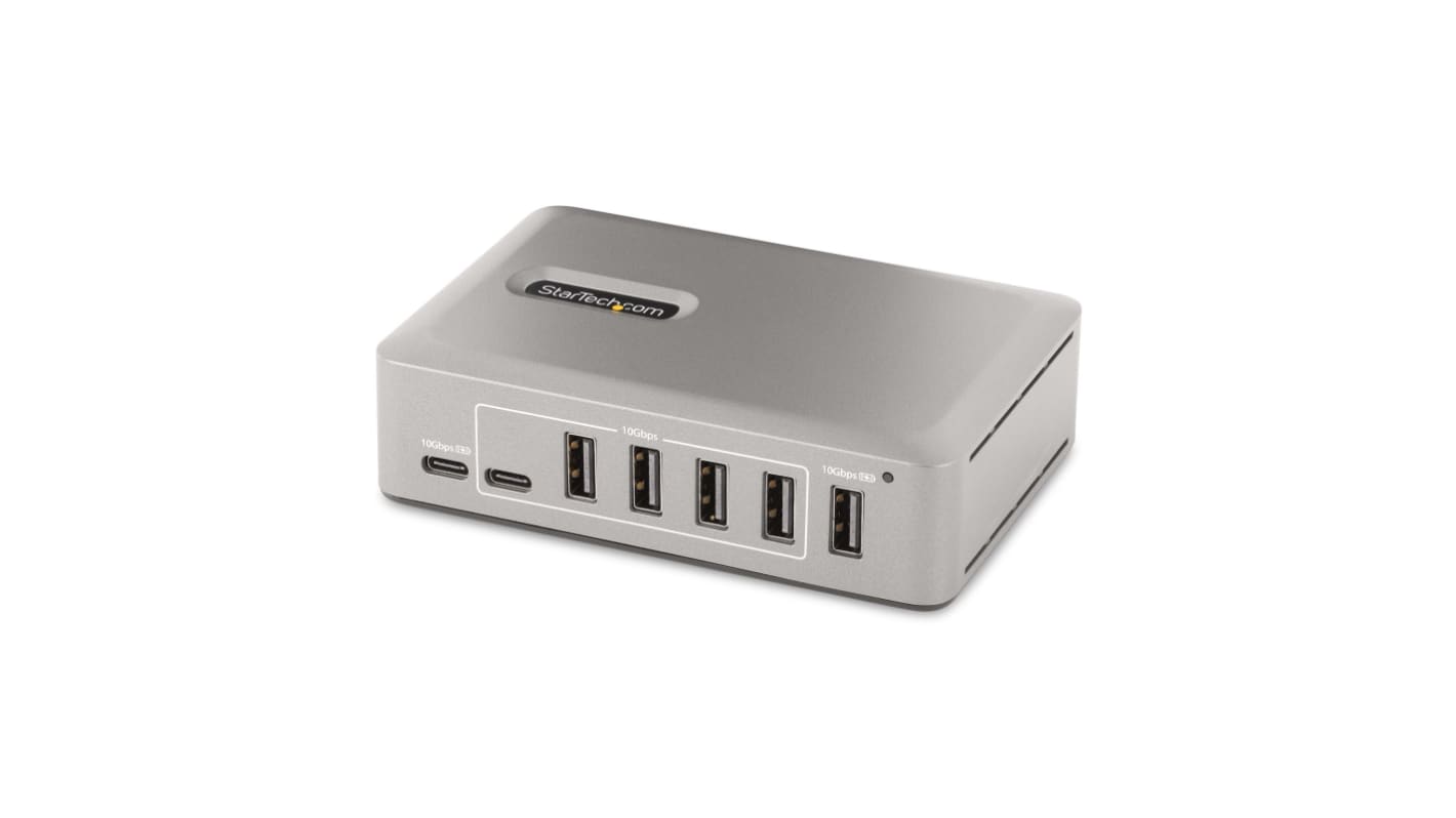 StarTech.com 10 Port USB 3.2 USB A, USB C  Hub, AC Adapter Powered, 25 x 170.5 x 93mm