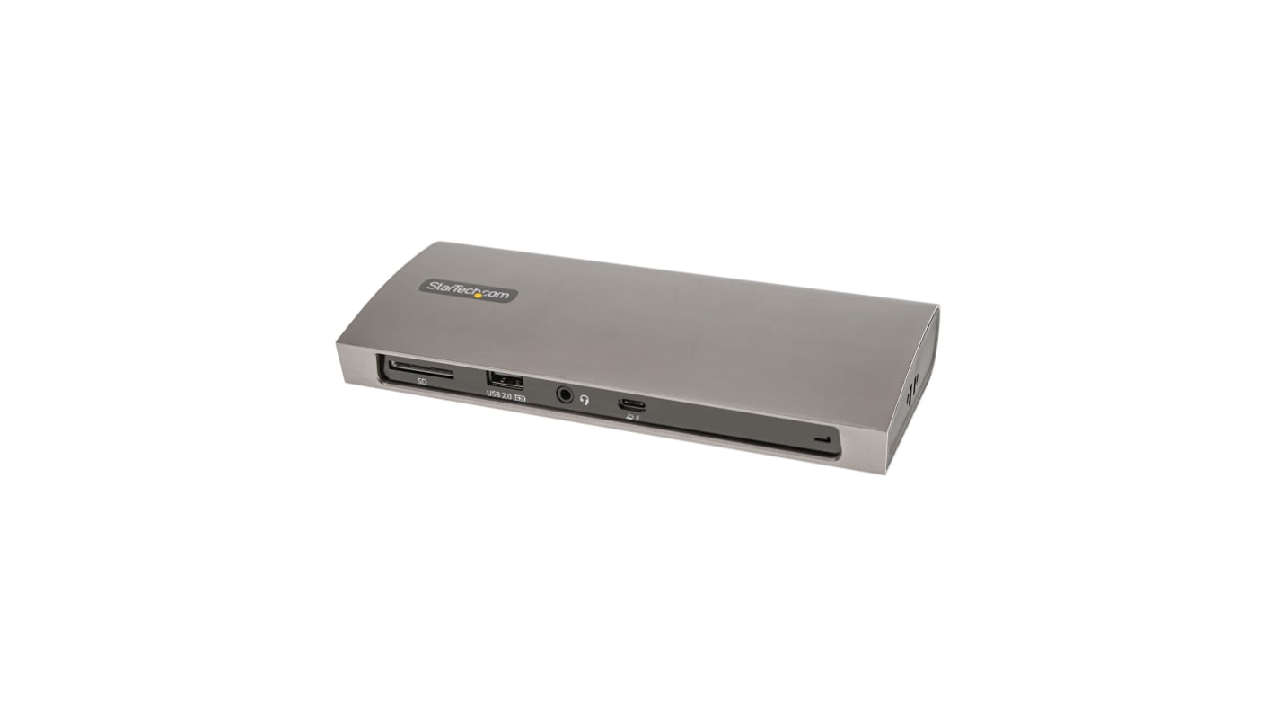 StarTech.com Docking-Station, Thunderbolt 4, USB 3.2, mit USB, 2 x USB Ports USB A-Anschl. 2 Displays