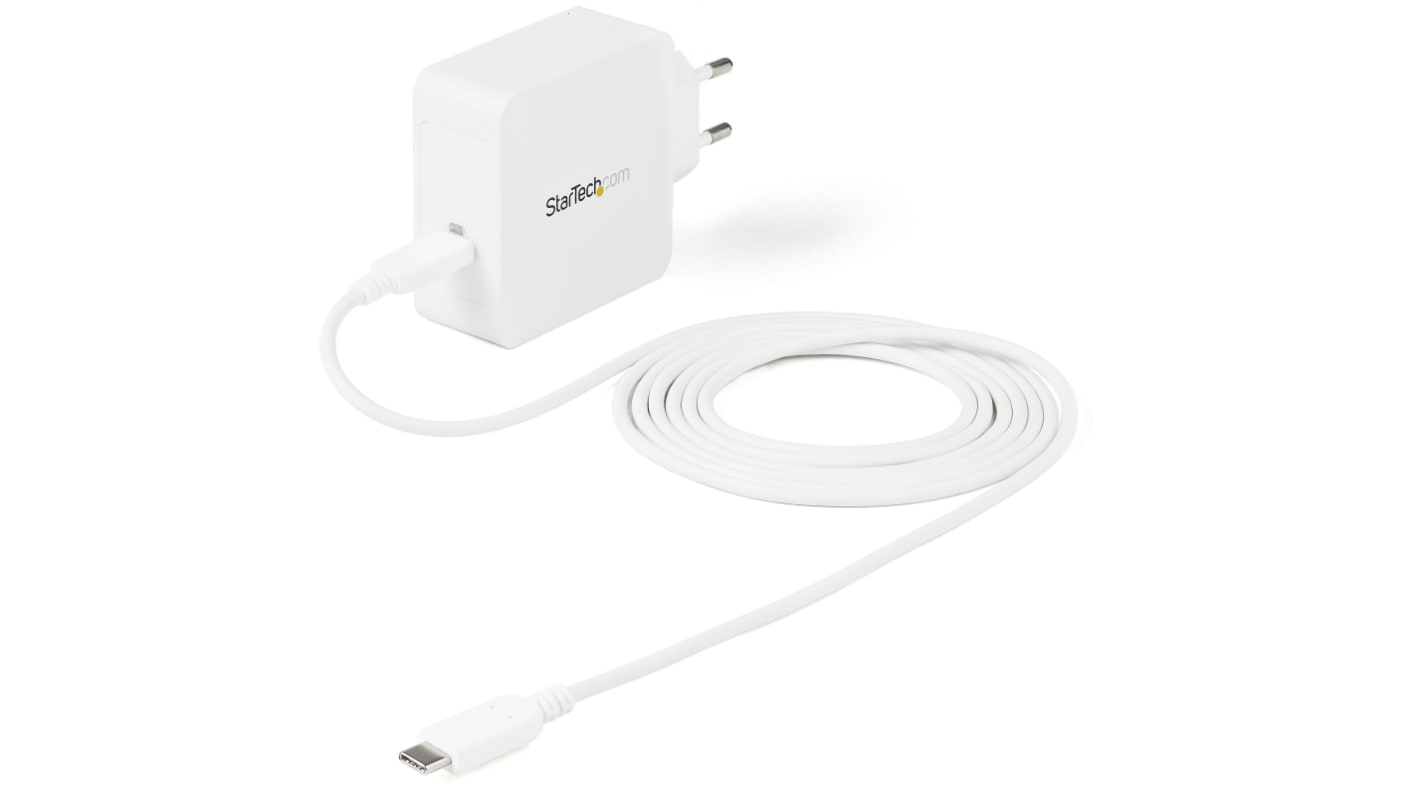 StarTech.com Mobile Phone Charger, Charger, White