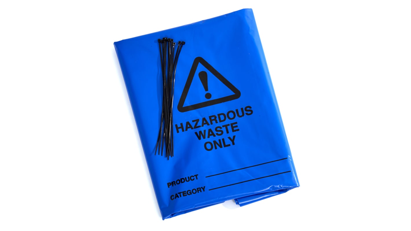 Ecospill Ltd Disposal Bag & Tie for Hazardous Waste Disposal