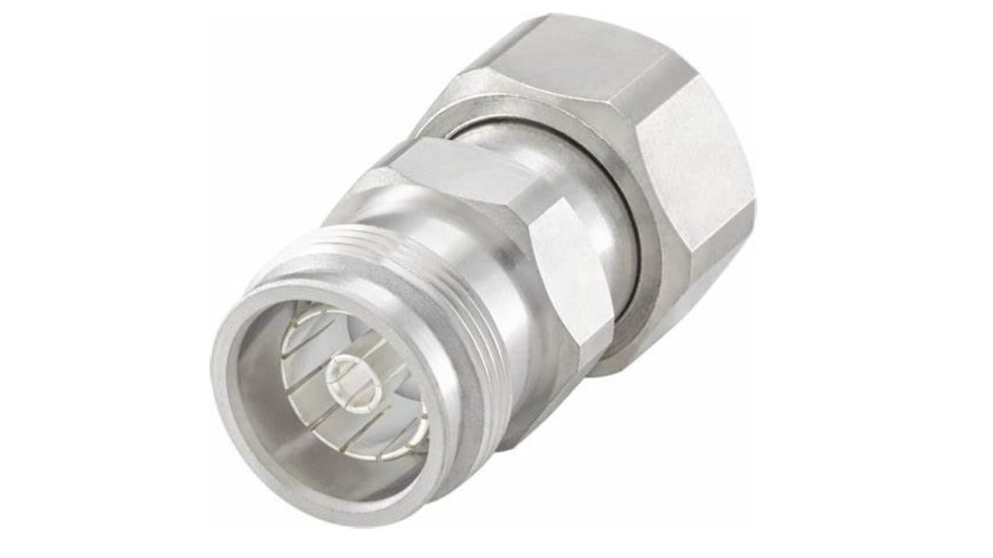 Adaptateur coaxial Rosenberger 4.3-10 Mâle vers 4.3-10 Femelle, Droit 12GHz