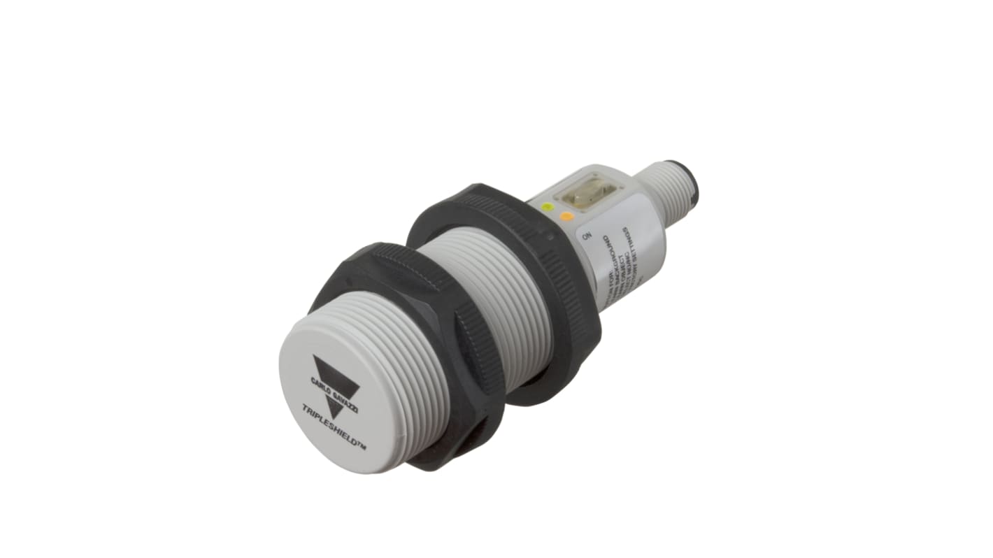Carlo Gavazzi CA30CLL Series Capacitive Barrel-Style Proximity Sensor, M30 x 1.5, 30 mm Detection, NO/NC, NPN & PNP