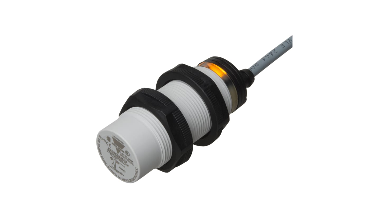 Carlo Gavazzi CA32CLN Series Capacitive Barrel-Style Proximity Sensor, M32 x 1.5, 25 mm Detection, NO/NC, NPN & PNP