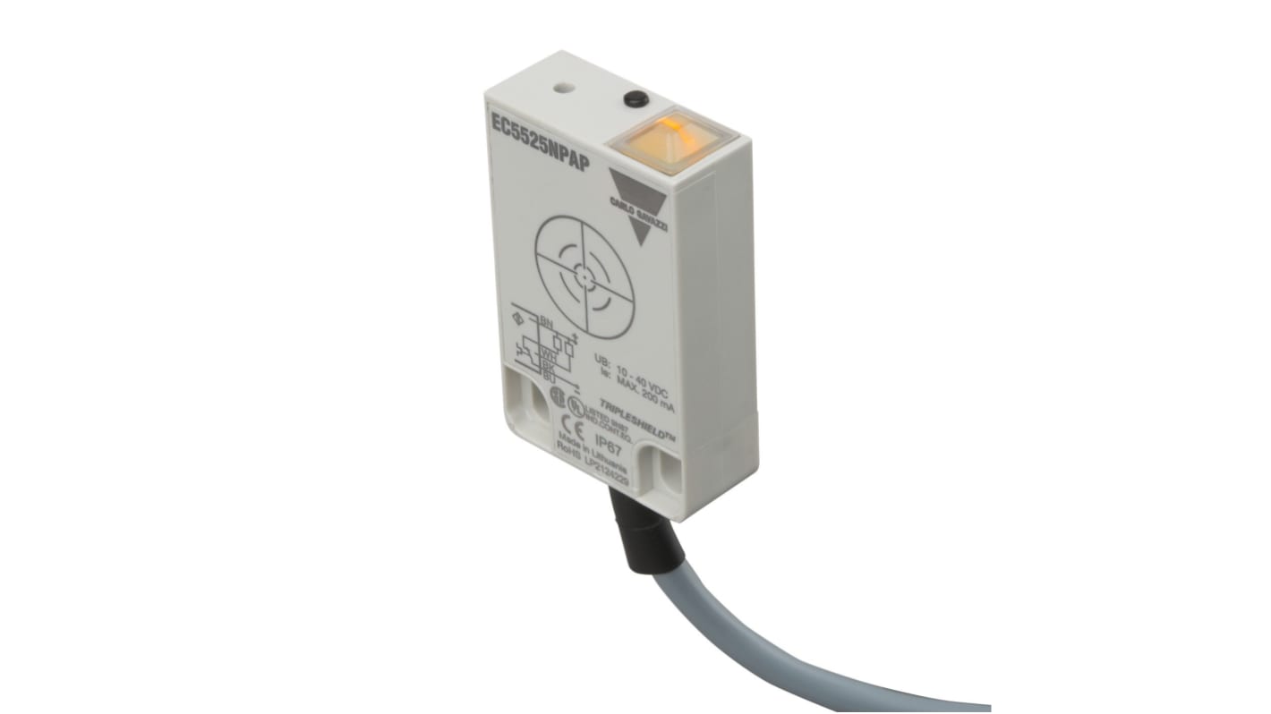 Carlo Gavazzi 近接センサ ブロック形 検出範囲 25 mm