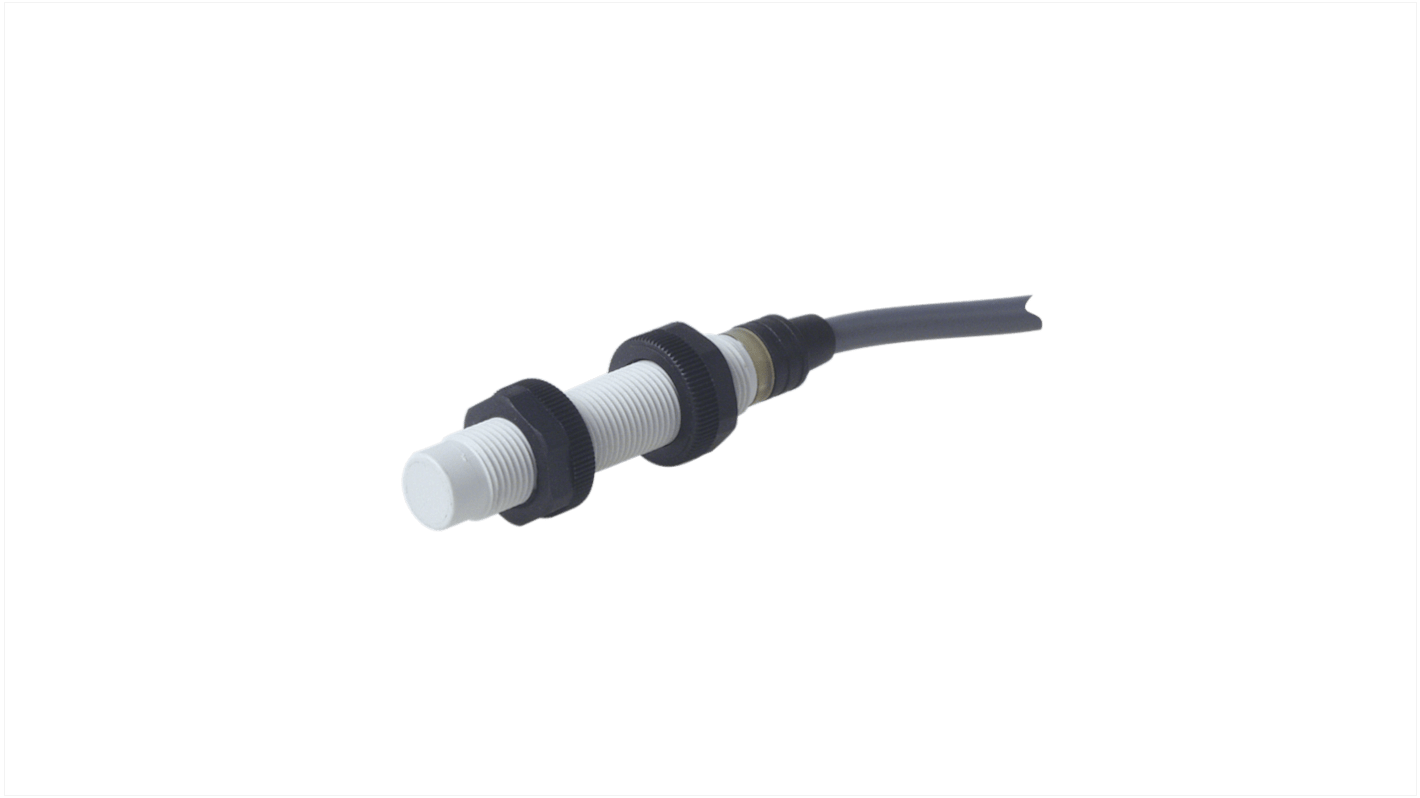 Carlo Gavazzi EI1204 Series Inductive Barrel-Style Inductive Proximity Sensor, M12 x 1, 4 mm Detection, NPN Output, 10