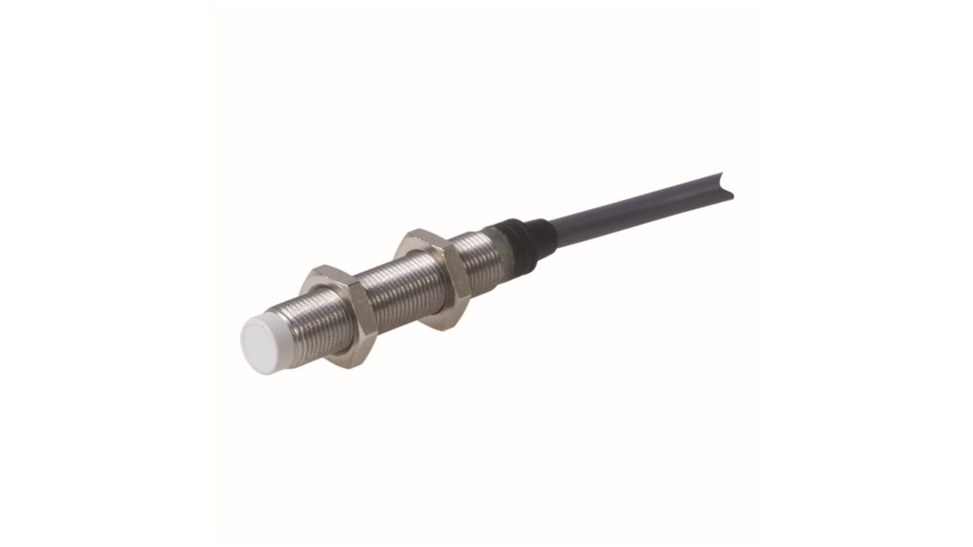 Carlo Gavazzi EI1204TB Series Inductive Barrel-Style Inductive Proximity Sensor, M12 x 1, 4 mm Detection, NC Output, 20