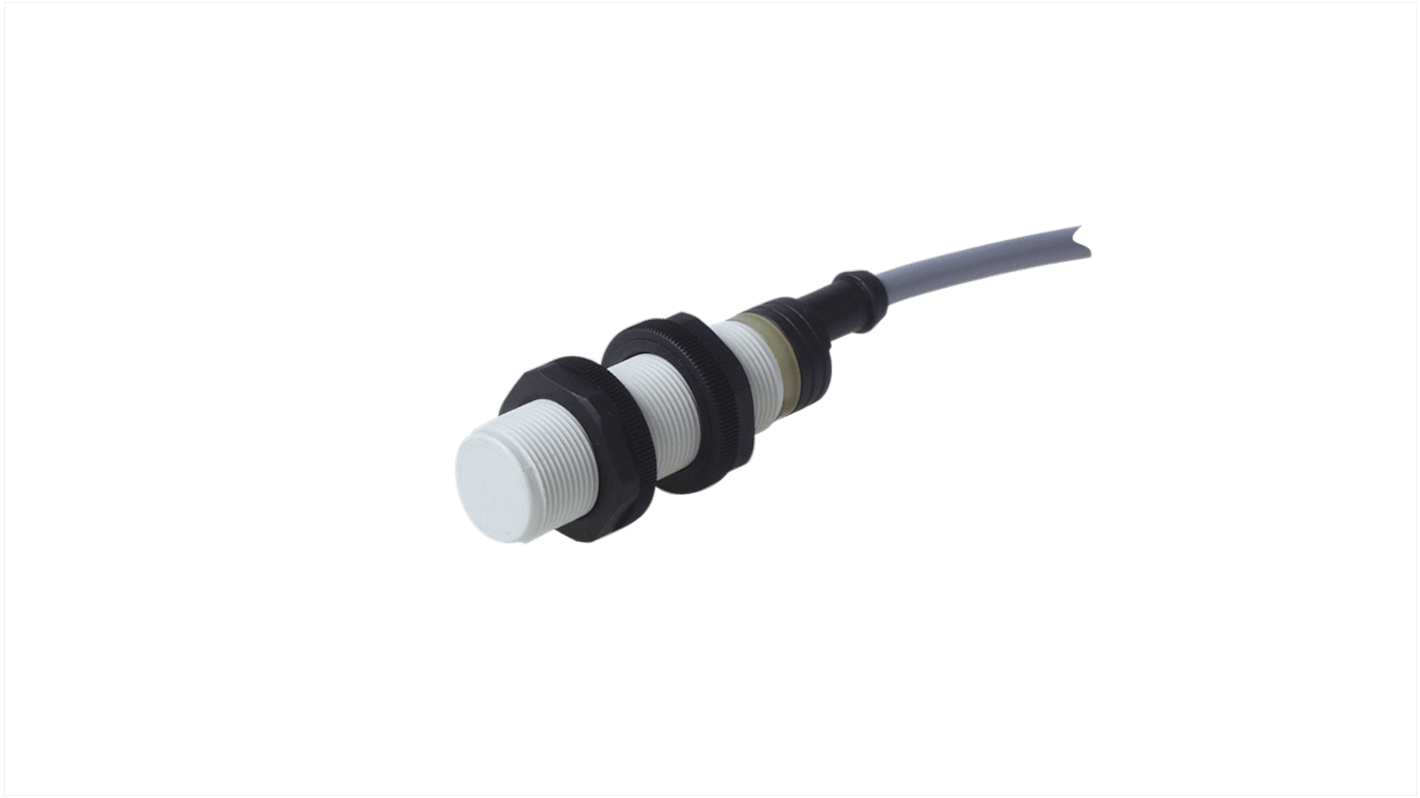 Carlo Gavazzi EI18 Series Inductive Barrel-Style Inductive Proximity Sensor, M18 x 1, 5 mm Detection, NPN Output, 10