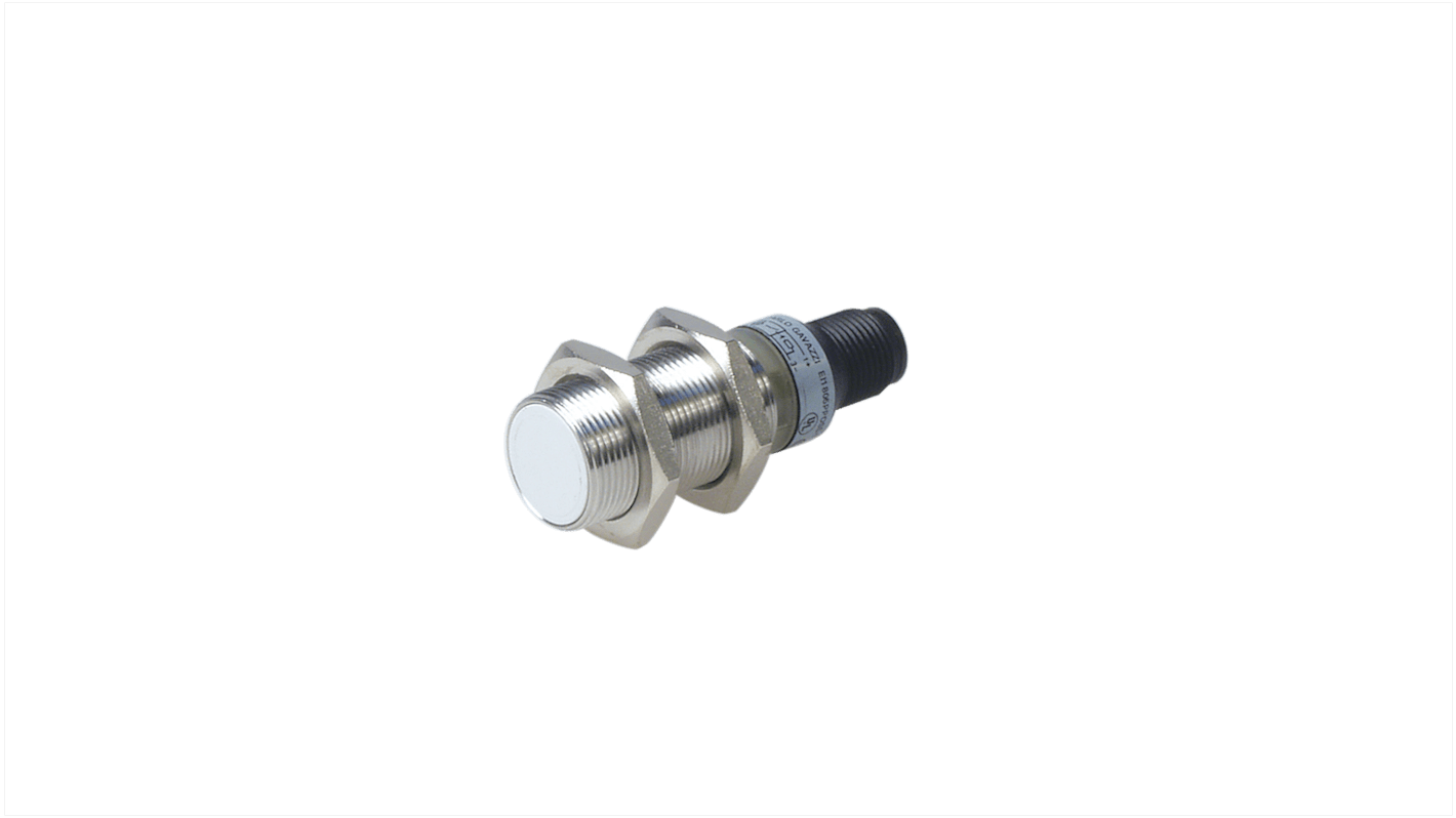 Sensore di prossimità induttivo Cilindrico Carlo Gavazzi, NPN, M18 x 1, rilevamento 5 mm, 10 → 40 V c.c.