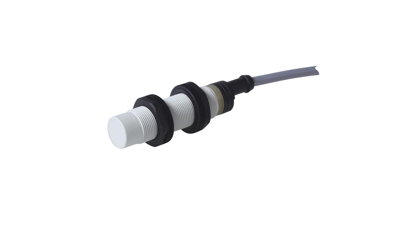 Carlo Gavazzi EI18 Series Inductive Barrel-Style Inductive Proximity Sensor, M18 x 1, 8 mm Detection, NPN Output, 10