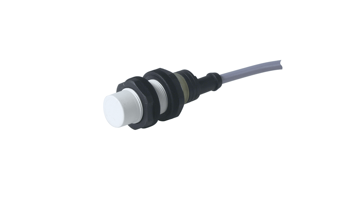 Carlo Gavazzi EI18 Series Inductive Barrel-Style Inductive Proximity Sensor, M18 x 1, 8 mm Detection, NPN Output, 10