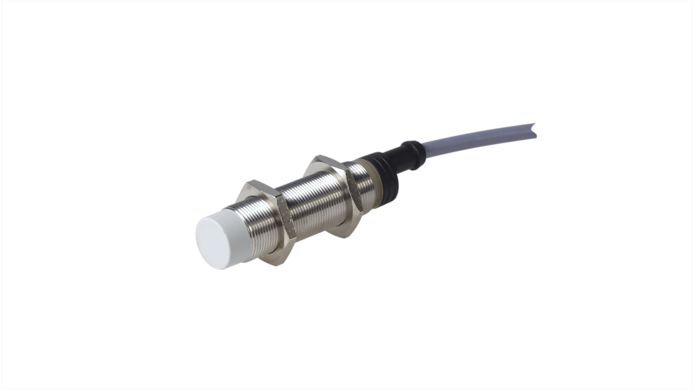 Carlo Gavazzi EI18 Series Inductive Barrel-Style Inductive Proximity Sensor, M18 x 1, 8 mm Detection, NPN Output, 10