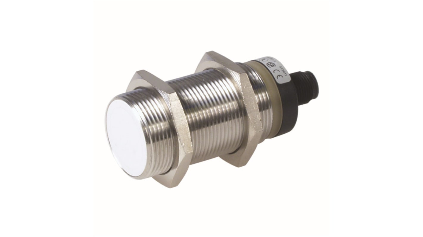 Carlo Gavazzi EI30 Series Inductive Barrel-Style Inductive Proximity Sensor, M30 x 1.5, 10 mm Detection, NO Output, 20